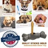 KADTC Dog Bully Stick Holder and Durable Indestructible Chew Toy